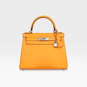 Hermès - Kelly Retourne 28 - Jaune D'Or Swift